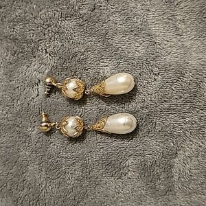 Pearl earrings